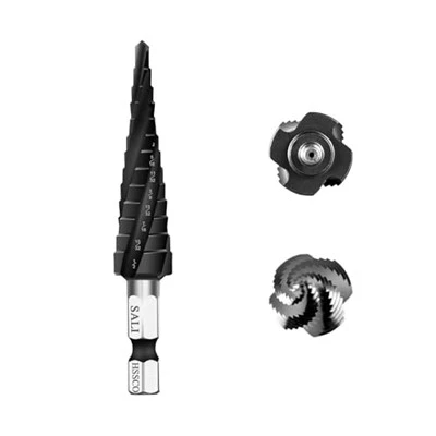 Wiertła stopniowe SALI kolorowe 1/8"-1/2"